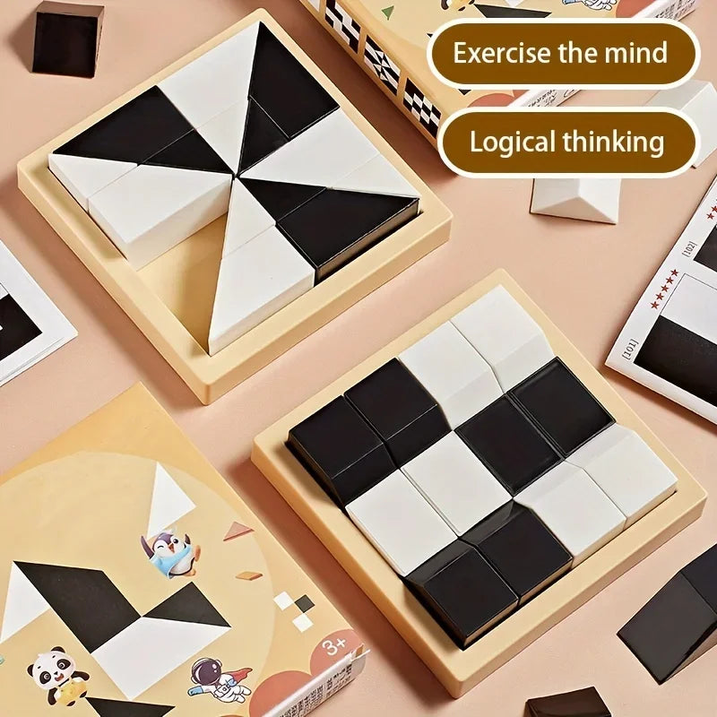 Puzzle de Bloques Ocultos - Juego de Lógica y Razonamiento Espacial con 120 Niveles