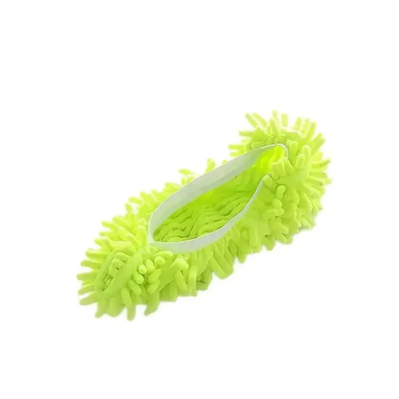 Chenille Dust Mop Slippers for Hands-Free Floor Cleaning