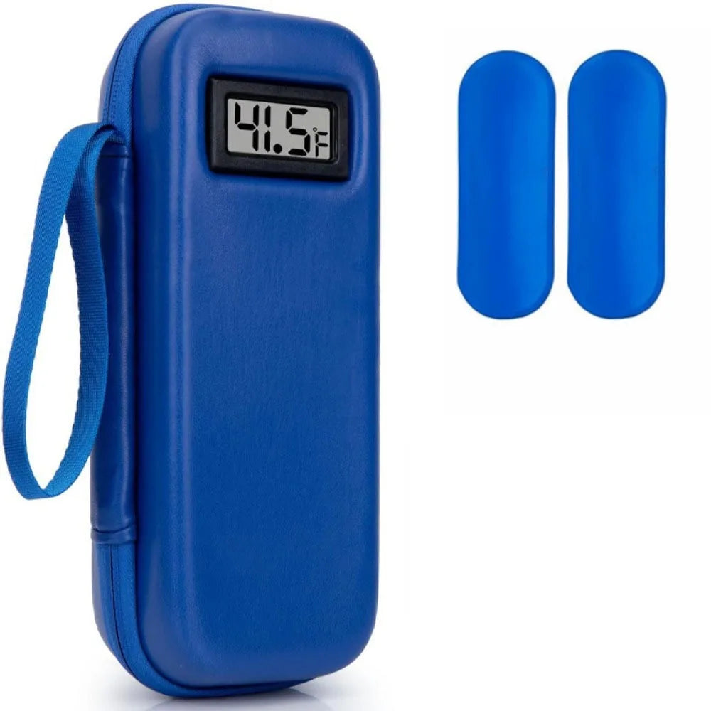 Insulin Cooler Travel Case with Digital Thermometer Display