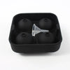 Silicone Ice Ball Maker - Large 3D Sphere & Cube Ice Mold