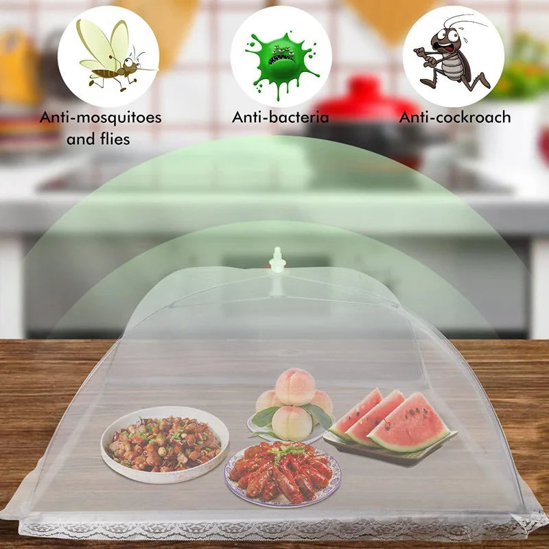 Foldable Mesh Food Cover for Outdoor Dining