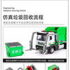 Diecast Garbage Collection Truck Model with Sound and Light