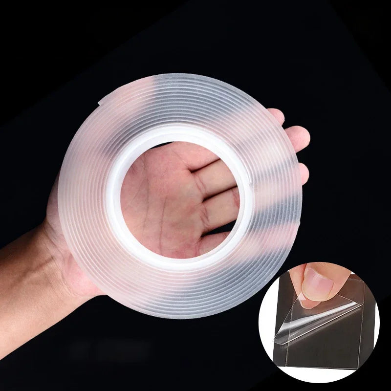 Nano Double-Sided Adhesive Tape, Strong Waterproof Clear Mounting Tape