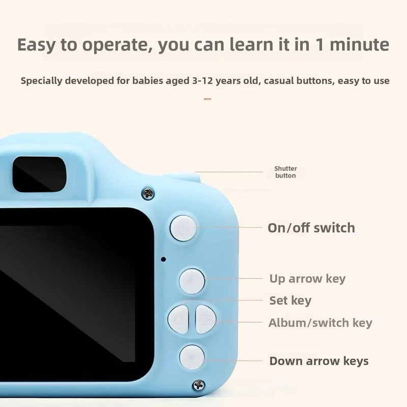 Kids Dual-Lens Digital Camera with Creative Filters