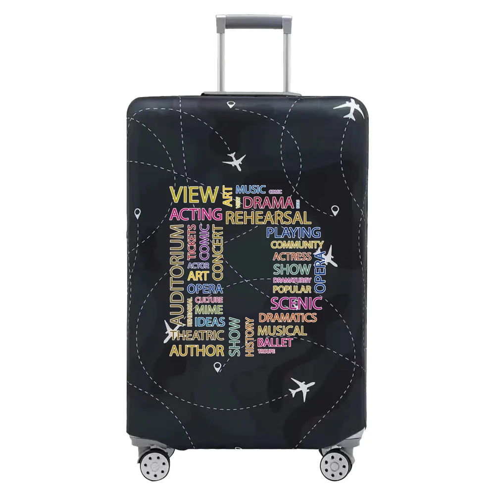 Stretch Fabric Luggage Cover for Suitcases (18-32 Inch)