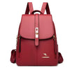 Vintage Leather Women's Backpack with Spacious Interior