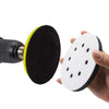 5-Inch Soft Density Interface Pad with Hook and Loop Backing for Sanders