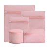 Cat Face Mesh Laundry Bag with Zipper for Delicates