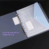 Expandable Binder Pockets with Snap Closure (6-Pack)