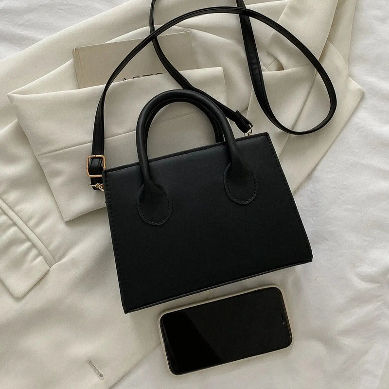 Klassische PU-Leder Crossbody-Tasche
