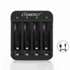 4-Slot Fast Charger for AA/AAA Lithium Batteries with LED Indicator
