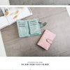 Compact Frosted Tri-Fold Wallet for Women