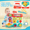 Montessori Busy Board with 54 Interactive Activities for Toddlers