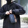 Oxford Sling Bag for Men with Zippered Phone Pocket
