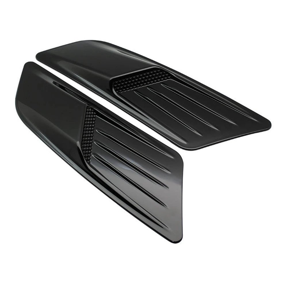Ford Mustang Hood Air Outlet Vents - ABS Carbon Look