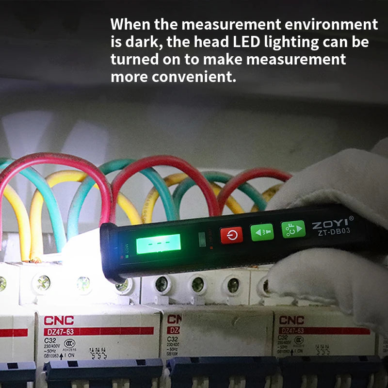 Non-Contact Voltage Tester with Voice Alert (12-1000V)