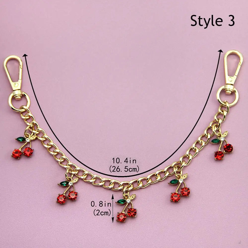Cherry Charm Bag Chain with Pendant
