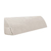 Beige dreieckiges Memory-Schaum-Kissen.