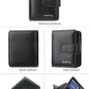 Vintage PU Leather Zipper Wallet for Men