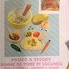 A DIY kit featuring a real baby mini doll and miniature food accessories for play