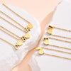 Dainty Heart Initial Necklace