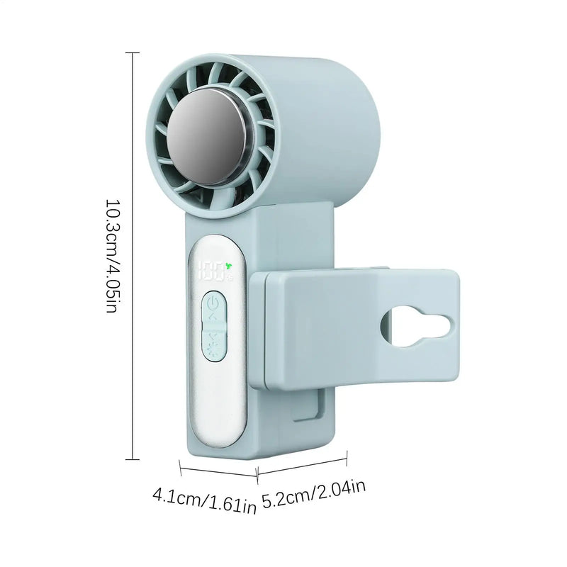 Portable Clip-On Fan with LED Display