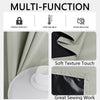 100% Blackout Solid Color Curtains for Bedroom and Living Room