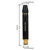 Black adjustable high-pressure water spray nozzle for car washing and garden watering