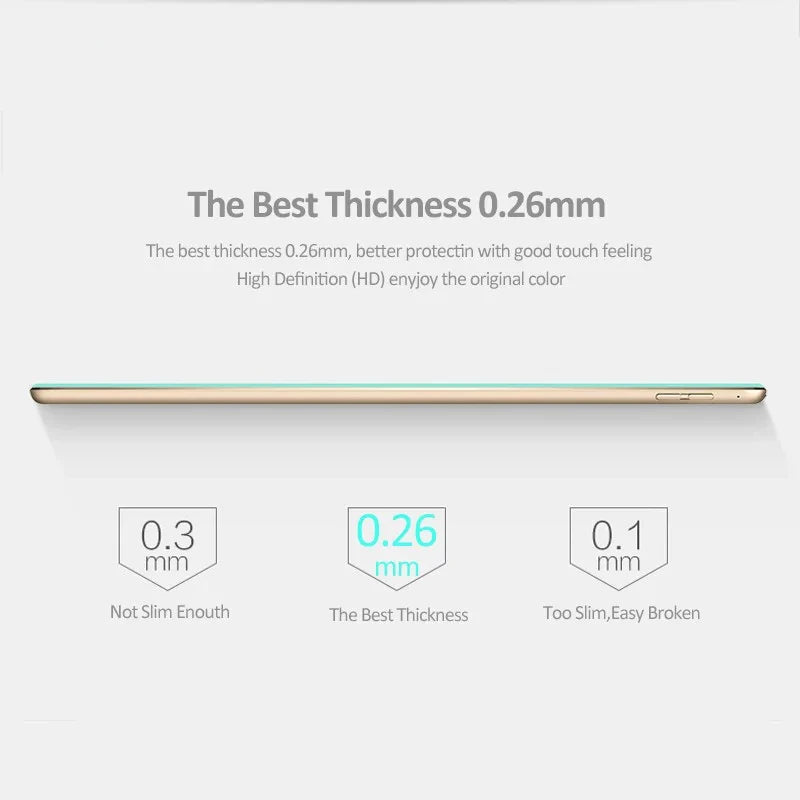 Tempered Glass Screen Protector for iPad 10.2-Inch (9th, 8th, 7th Generation)