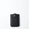 Slim Leather Card Holder with Quick-Access Pull Tab