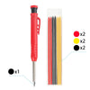 Precision Carpenter's Mechanical Pencil with Integrated Sharpener