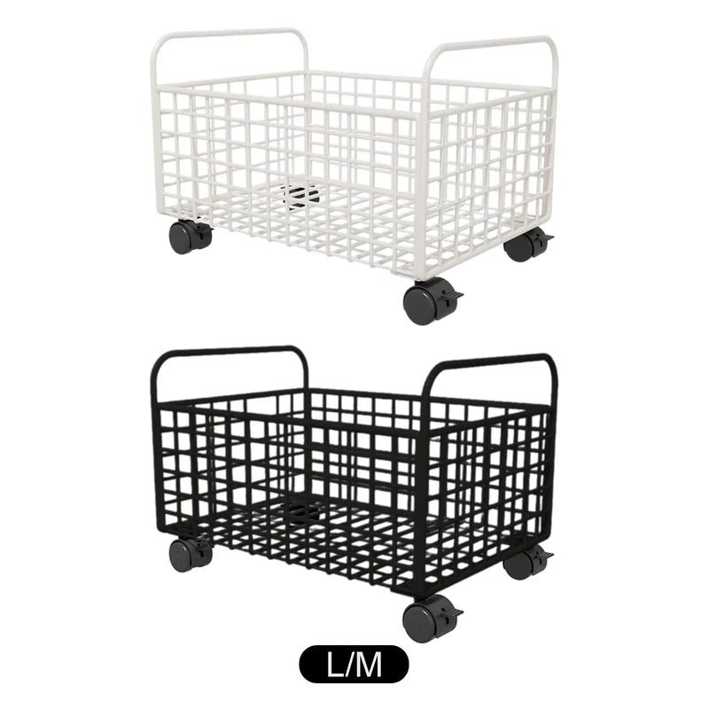 Compact Rolling Utility Cart with Wheels