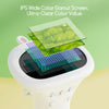 Portable Kids Microscope with 2-Inch IPS Screen and 1000x Zoom
