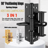 3-in-1 Self-Closing Door Hinge with 90° Positioning