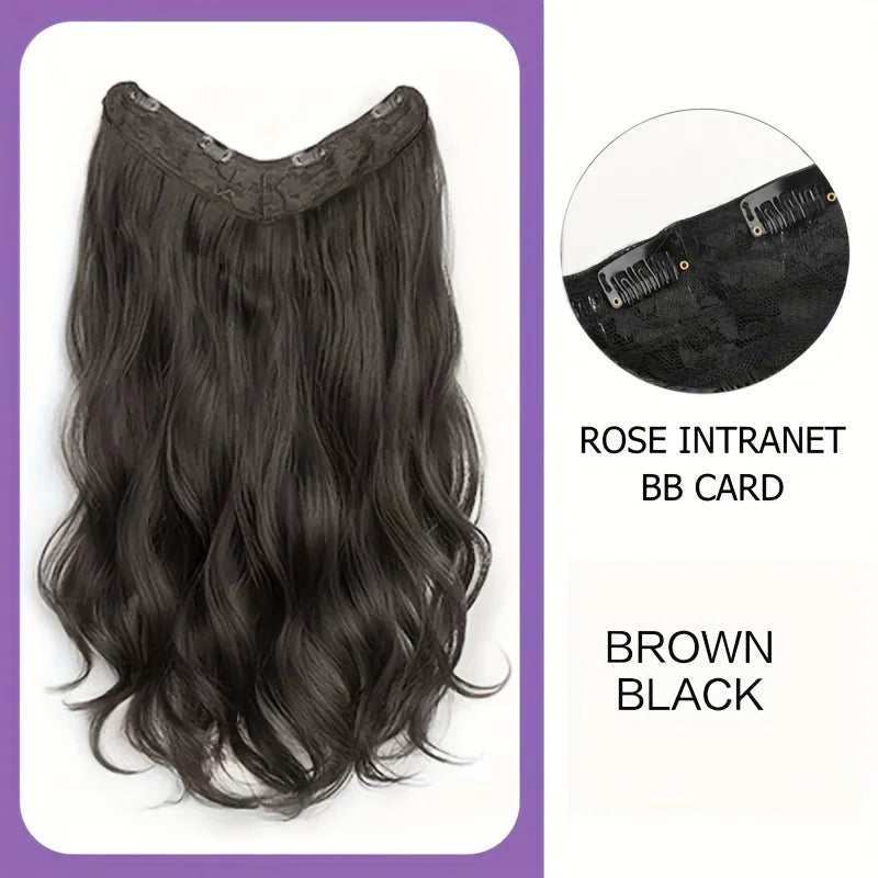 Synthetic Long Wavy Clip-In Hair Extensions