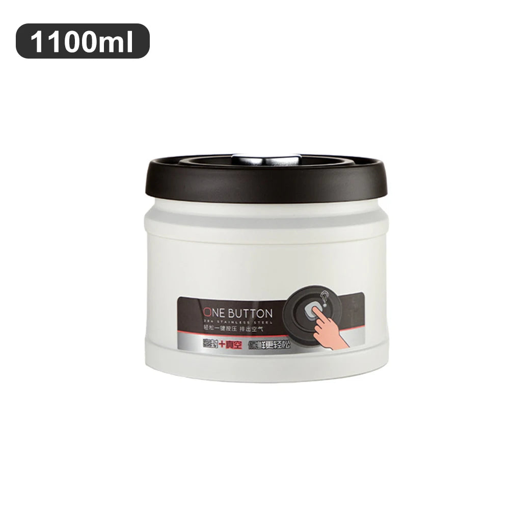 Airtight Stainless Steel Vacuum Storage Canister