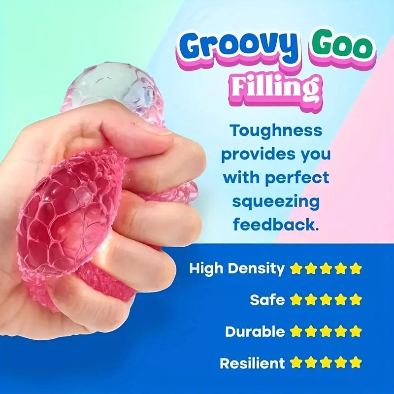 Squishy Ice Ball Sensory Stress Toy for Kids