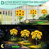 Solar Sonnenblumen Gartenlichter