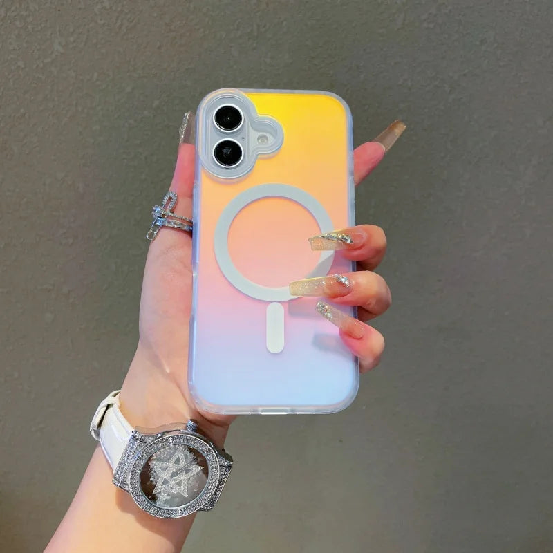 Funda Mate con Cambio de Color Gradiente para iPhone 17 Pro Max