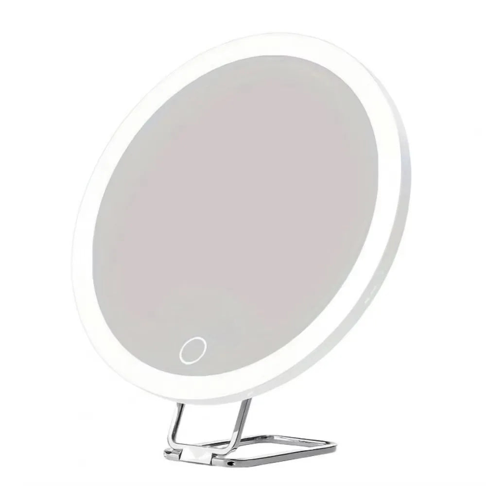 LED Magnifying Mirror with Adjustable Stand