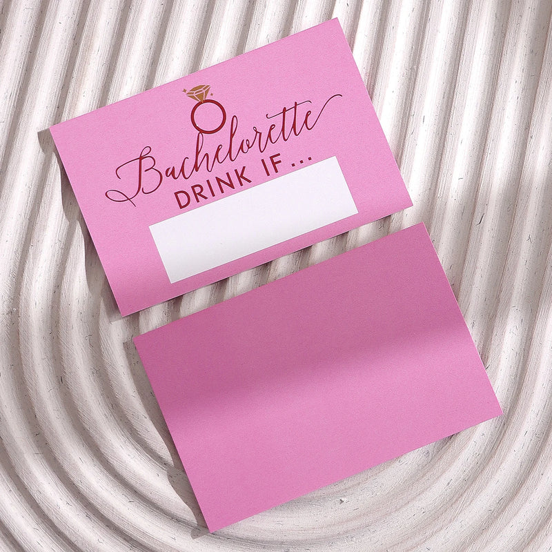 Cartes à gratter pour jeu de soirée entre futures mariées
