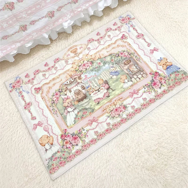 Plush Bear Bedside Rug