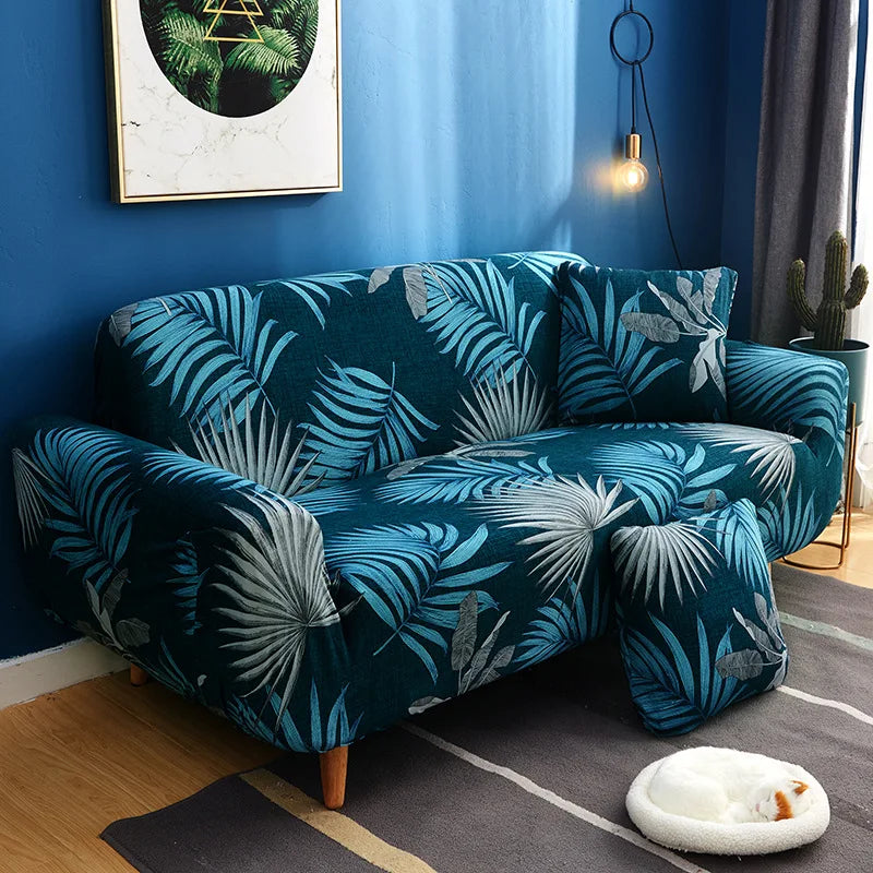 Stretch Sofa Cover with Non-Slip Backing
