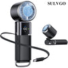 Portable Ice-Cooling Handheld Fan with Flexible Neck