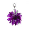 Colorful Cheerleading Pom Pom Keychain
