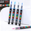 48-Color Acrylic Paint Markers with Soft Brush Tips