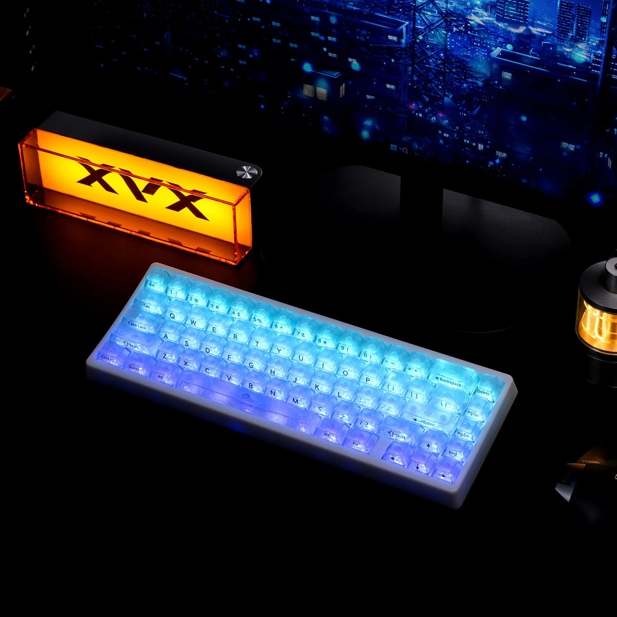 JadeStone 67-Key Wireless Mechanical Keyboard with IMD-Tech Keycaps