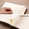 Retro A6 Faux Leather Notebook with Elastic Closure