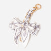Elegant Bow Chain Bag Strap with Hanging Charm
