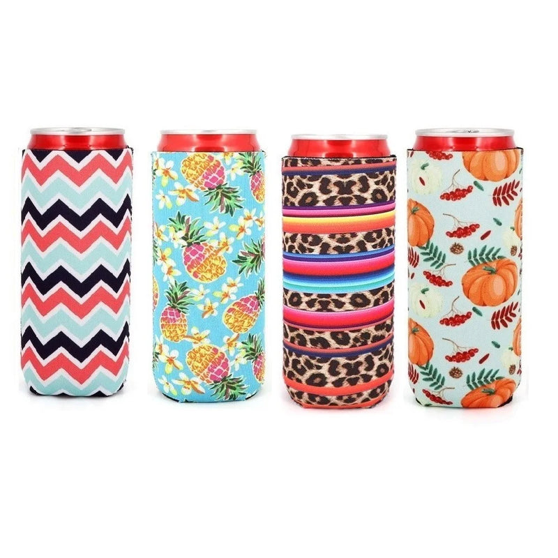 Slim Can Cooler Sleeves (4-Pack)
